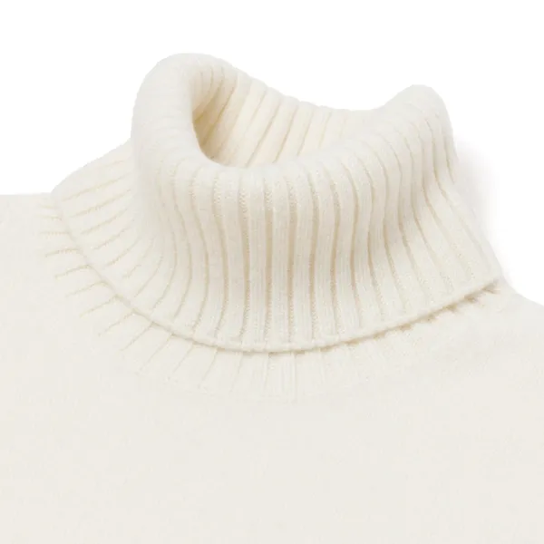 Cesare Attolini Alta Badia Turtleneck Sweater Made Of Pure Duvet Cashmere