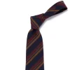 Cesare Attolini Archivio Storico: Tie "Multipli Estivi" In Wool And Cotton - Handrolle