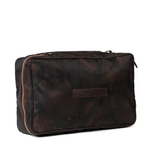 Felisi Bag "Laundry Bag" Made Of -Nylon And Saddle Leather - Handcrafte