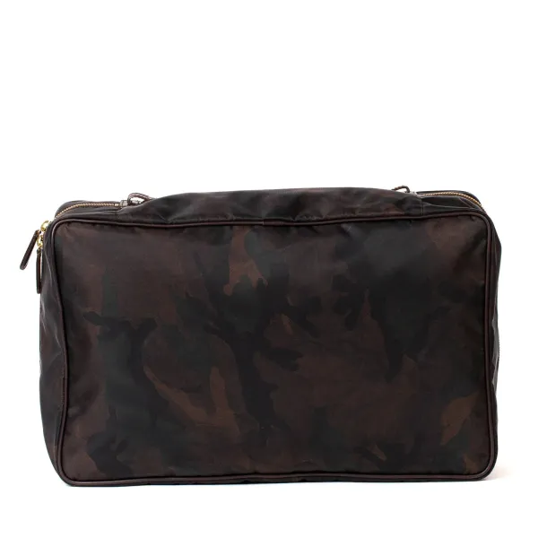 Felisi Bag "Laundry Bag" Made Of -Nylon And Saddle Leather - Handcrafte
