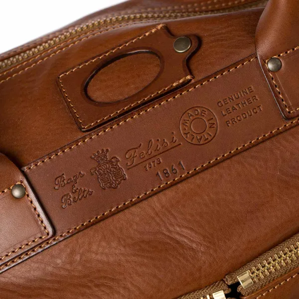 Felisi Bag "Messenger" Made Of Grained Calfskin - Handcrafted