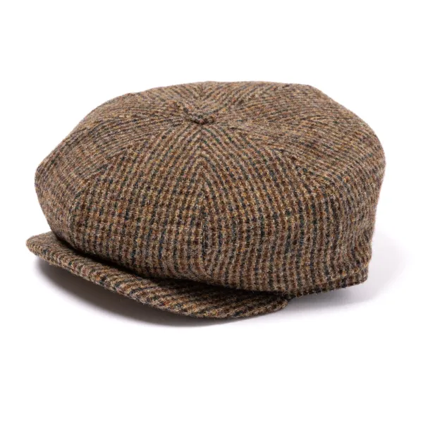 Lock u0026 Co. Hatters Balloon Cap "Tremelo" From British Harris Tweed - Handmade For Gentlem
