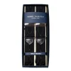 Albert Thurston Black Suspenders To Button Made Of Silk Moire