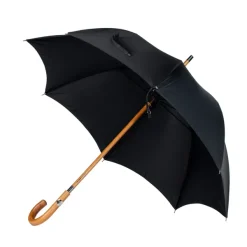 Maglia Black Umbrella "Traveller" With Wooden Handle