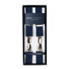 Albert Thurston Blue Elastic Pants Straps "X Back Nickel" With Clips