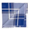 Simonnot-Godard Blue Handkerchief "Positano" Made From Pure Cotton