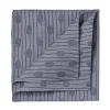 Simonnot-Godard Blue Patterned Cotton Pocket Square