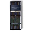 Albert Thurston Blue Suspenders "Rigid Stripe" To Button
