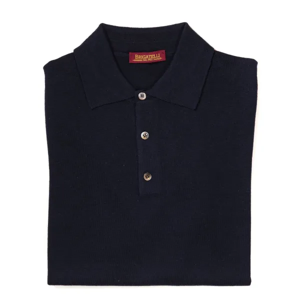 Brigatelli dal 1922 Per Michael Jondral: Knitted Polo Made Of Finest M