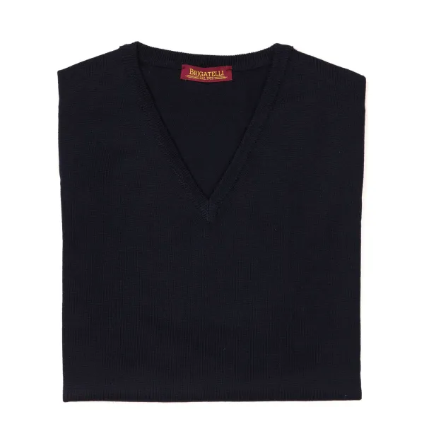 Brigatelli dal 1922 Per Michael Jondral: V-Jumper Made Of Finest Merin