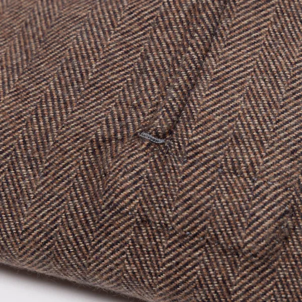G. Inglese Brown Polo Shirt "Mastroianni" Made Of Pure Cotton - Handmad