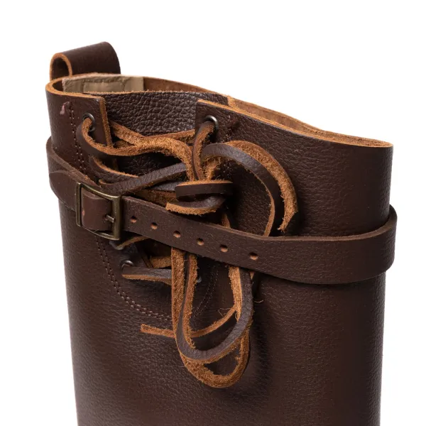 Paraboot Brown Winter Boot "Samur" Waxed Cowhide Leather