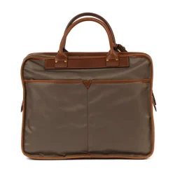 Felisi Business-Tasche "Carry On" Aus -Nylon Und Sattelleder - Handarbe