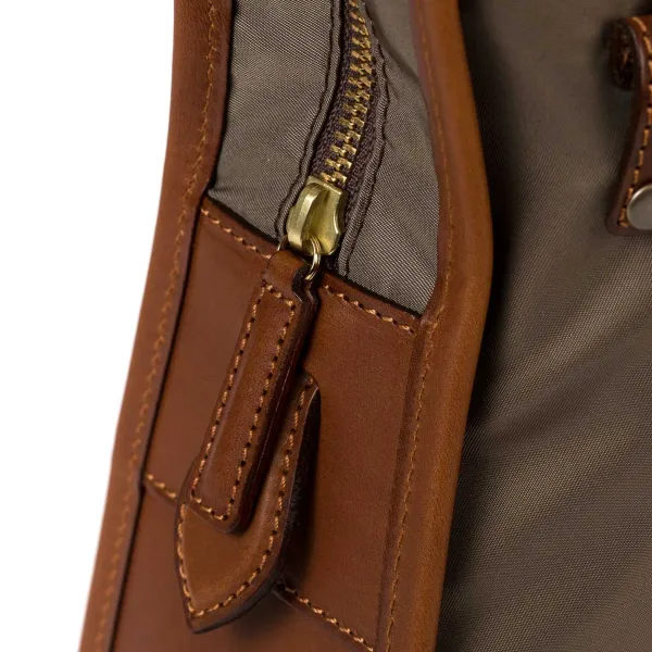 Felisi Business-Tasche "Carry On" Aus -Nylon Und Sattelleder - Handarbe