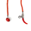 Barbarulo Napoli Buttonhole Chain "Stile Galante"" Made Of Coral - Purely Handcrafted