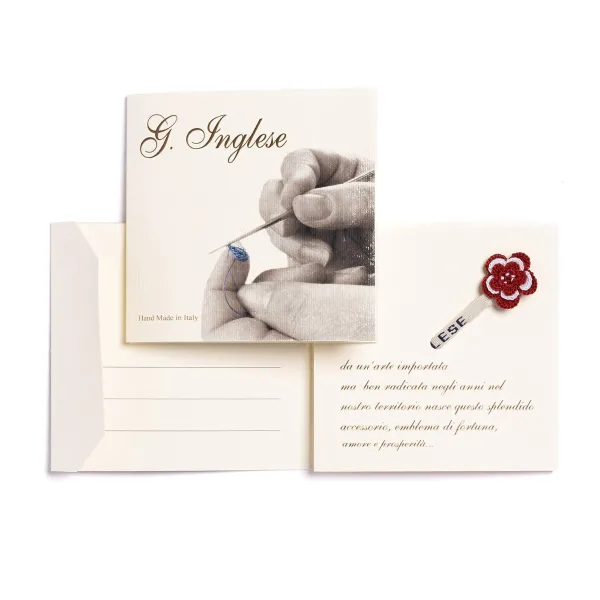 G. Inglese Buttonhole Flower "Fiore Mare" - Handmade