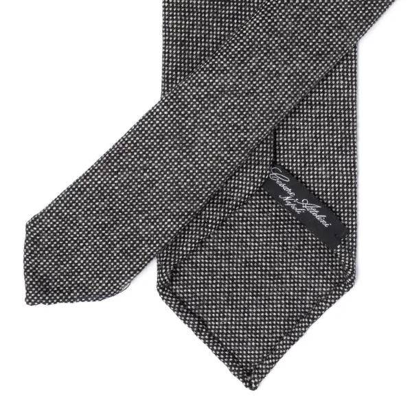 Cesare Attolini Ca Archivio Storico: Tie "Capocchia Di Spillo" In Pure Wool - Handroll