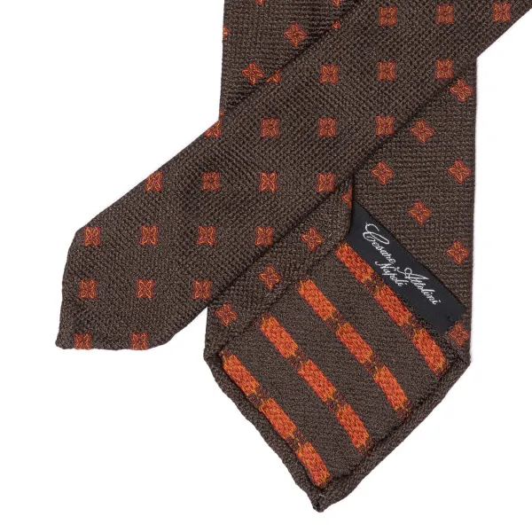 Cesare Attolini Ca Archivio Storico: Tie "Fiori Florentini" Pure Silk - Handrolled