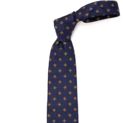 Cesare Attolini Ca Archivio Storico: Tie "Fiori Florentini" Pure Silk - Handrolled