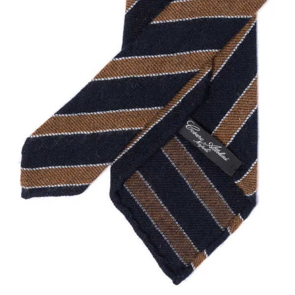 Cesare Attolini Ca Archivio Storico: Tie "Lusso Inglese" In Pure Cashmere - Handrolled