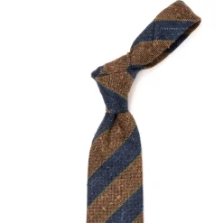 Cesare Attolini Ca Archivio Storico: Tie "Nuova Universita" In Wool And Silk - Handrol