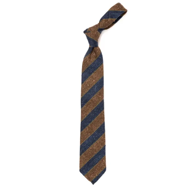 Cesare Attolini Ca Archivio Storico: Tie "Nuova Universita" In Wool And Silk - Handrol