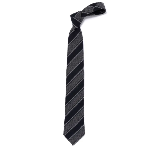 Cesare Attolini Ca Archivio Storico: Tie "Nuovo Reggimento" In Pure Cashmere - Handrol