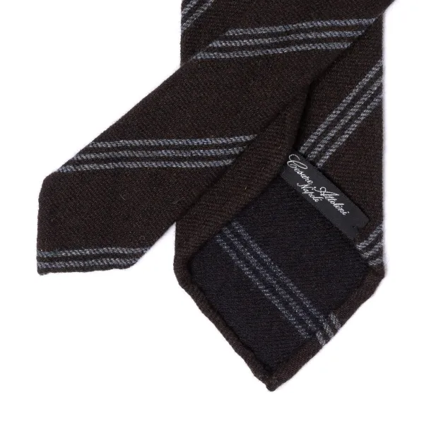 Cesare Attolini Ca Archivio Storico: Tie "Nobilita Scozzese" In Pure Cashmere - Handro