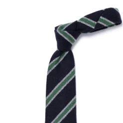 Cesare Attolini Ca Archivio Storico: Tie "Nuovo Collegio" In Pure Cashmere - Handrolle