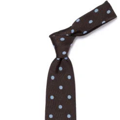 Cesare Attolini Ca Archivio Storico: Tie "Punti" Pure Silk - Handrolled