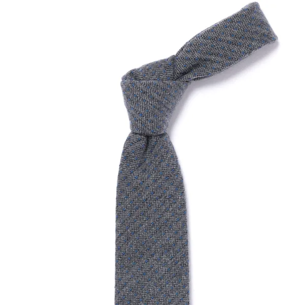 Cesare Attolini Ca Archivio Storico: Tie "Puntini" In Pure Cashmere - Handrolled