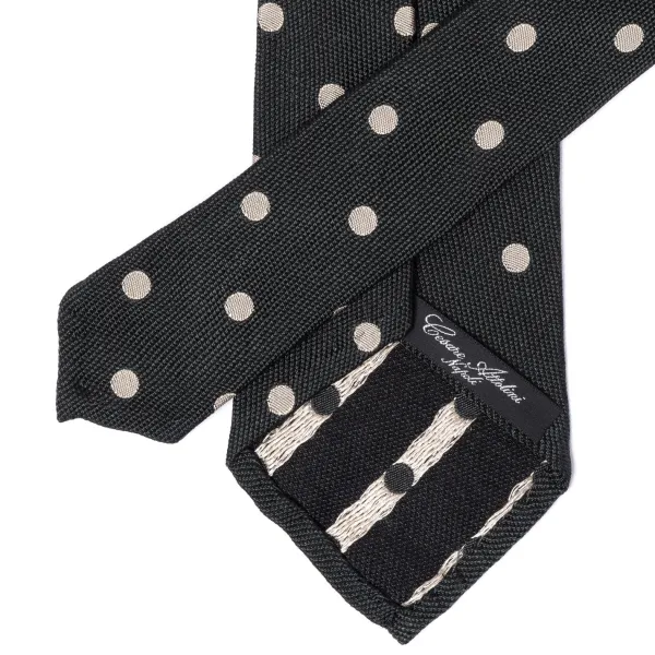 Cesare Attolini Ca Archivio Storico: Tie "Punti" Pure Silk - Handrolled