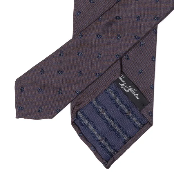Cesare Attolini Ca Archivio Storico: Tie "Reni Minuscoli" In Pure Silk - Handrolled