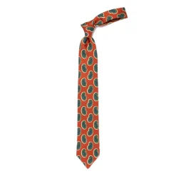Cesare Attolini Ca Archivio Storico: Tie "Reni Divertenti" In Pure Silk - Handrolled