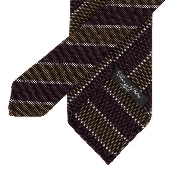 Cesare Attolini Ca Archivio Storico: Tie "Striscia Del Stedente" Made Of Wool And Silk
