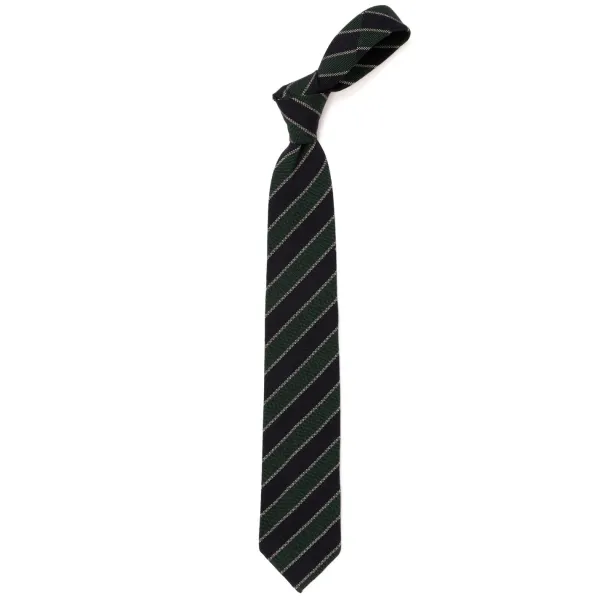 Cesare Attolini Ca Archivio Storico: Tie "Striscia Del Studente" In Wool And Silk - Ha