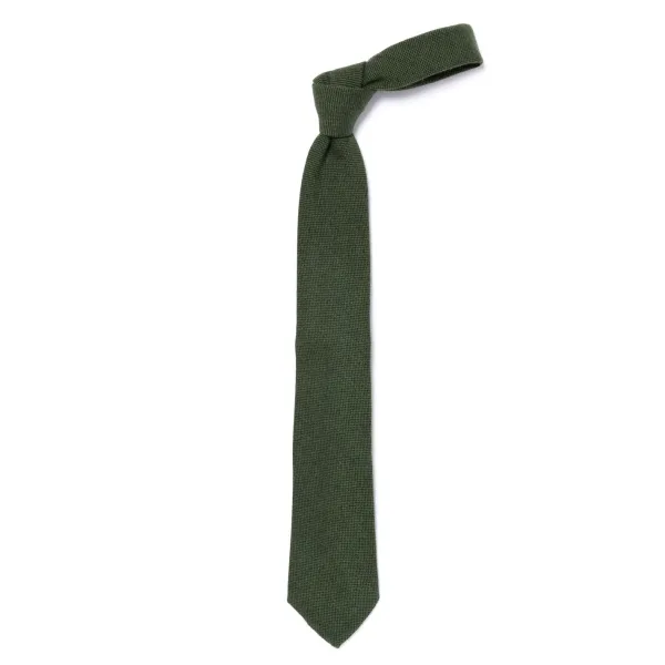 Cesare Attolini Ca Archivio Storico: Tie "Testa Dell'Ago" In Pure Cashmere - Handrolle