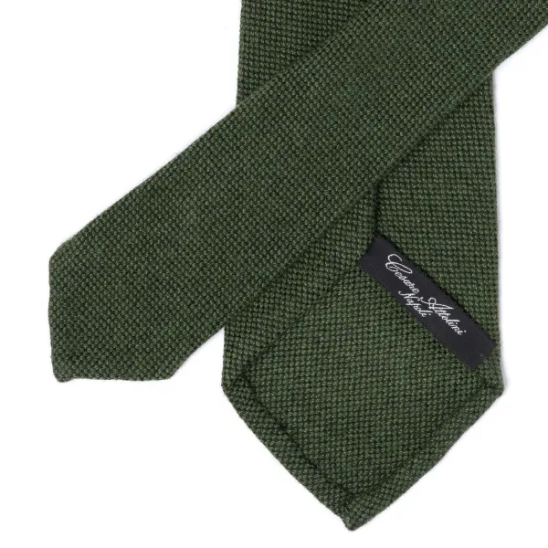 Cesare Attolini Ca Archivio Storico: Tie "Testa Dell'Ago" In Pure Cashmere - Handrolle