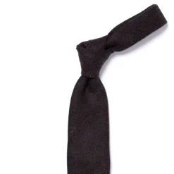 Cesare Attolini Ca Archivio Storico: Tie "Testa Dell'Ago" In Pure Cashmere - Handrolle