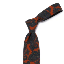 Cesare Attolini Ca Archivio Storico: Tie "Vecchio Cachemire" In Pure Wool - Handrolled