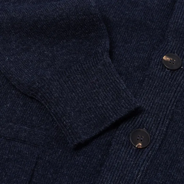 William Lockie Cardigan "Lakeland Turtle" Made Of 2 Ply-Geelong Lambswool