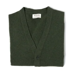 William Lockie Cardigan "Leven Cardigan" Made Of Geelong Lambswool - 2 Ply