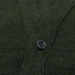 William Lockie Cardigan "Leven Cardigan" Made Of Geelong Lambswool - 2 Ply