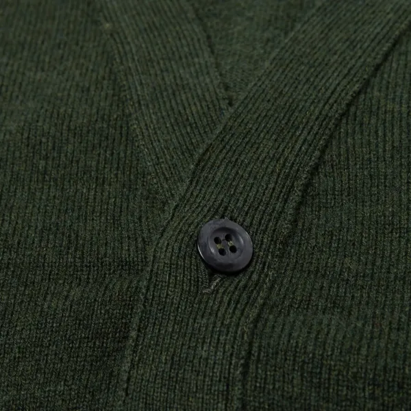 William Lockie Cardigan "Leven Cardigan" Made Of Geelong Lambswool - 2 Ply