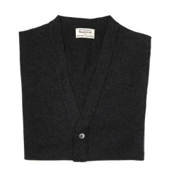 William Lockie Cardigan "Oxton Cardigan" Made Of Fine Scottish 1 Ply Cashmere