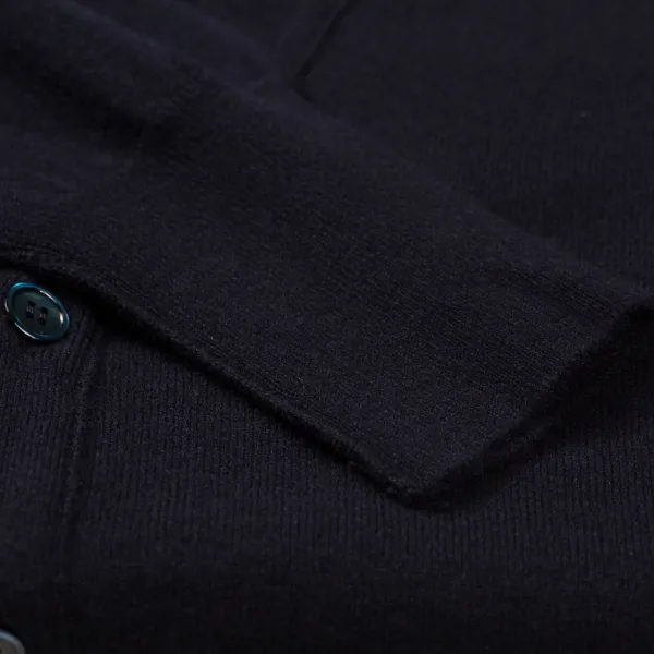 William Lockie Cardigan "Oxton Cardigan" Made Of Fine Scottish 1 Ply Cashmere