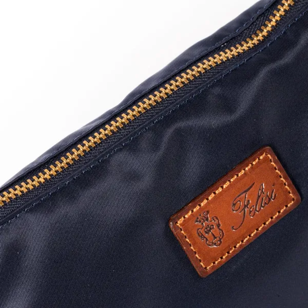 Felisi Case "Collector" Made Of Nylon And Saddle Leather