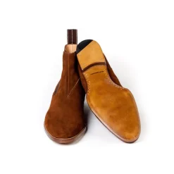 Saint Crispin's Chelsea Boot Made Of Brown