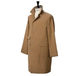 Coherence Coat "Corb Ii" Made Of Japanese Cotton Poplin