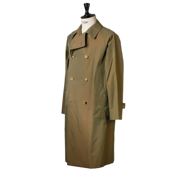 Coherence Coat "Fou Fou Ii" Made Of Japanese Cotton Gabardine